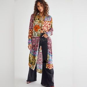 Free People Jackie Printed Maxi Top